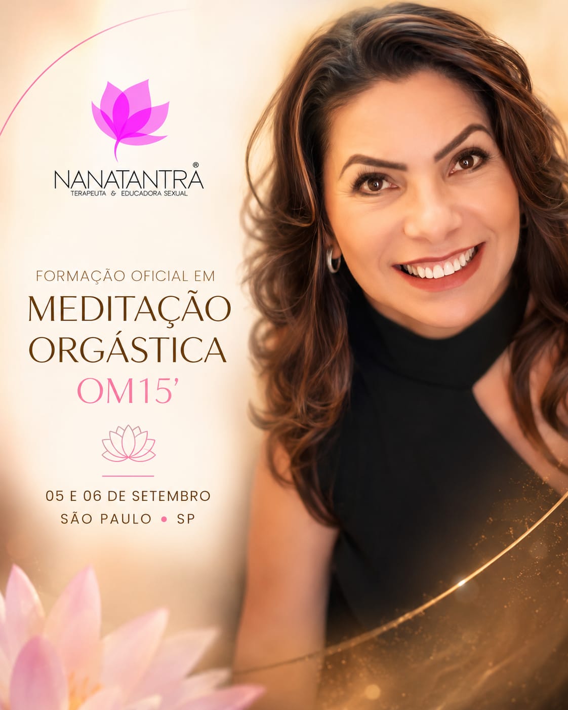 Arte do evento Formação Oficial em Meditação Orgástica OM15'