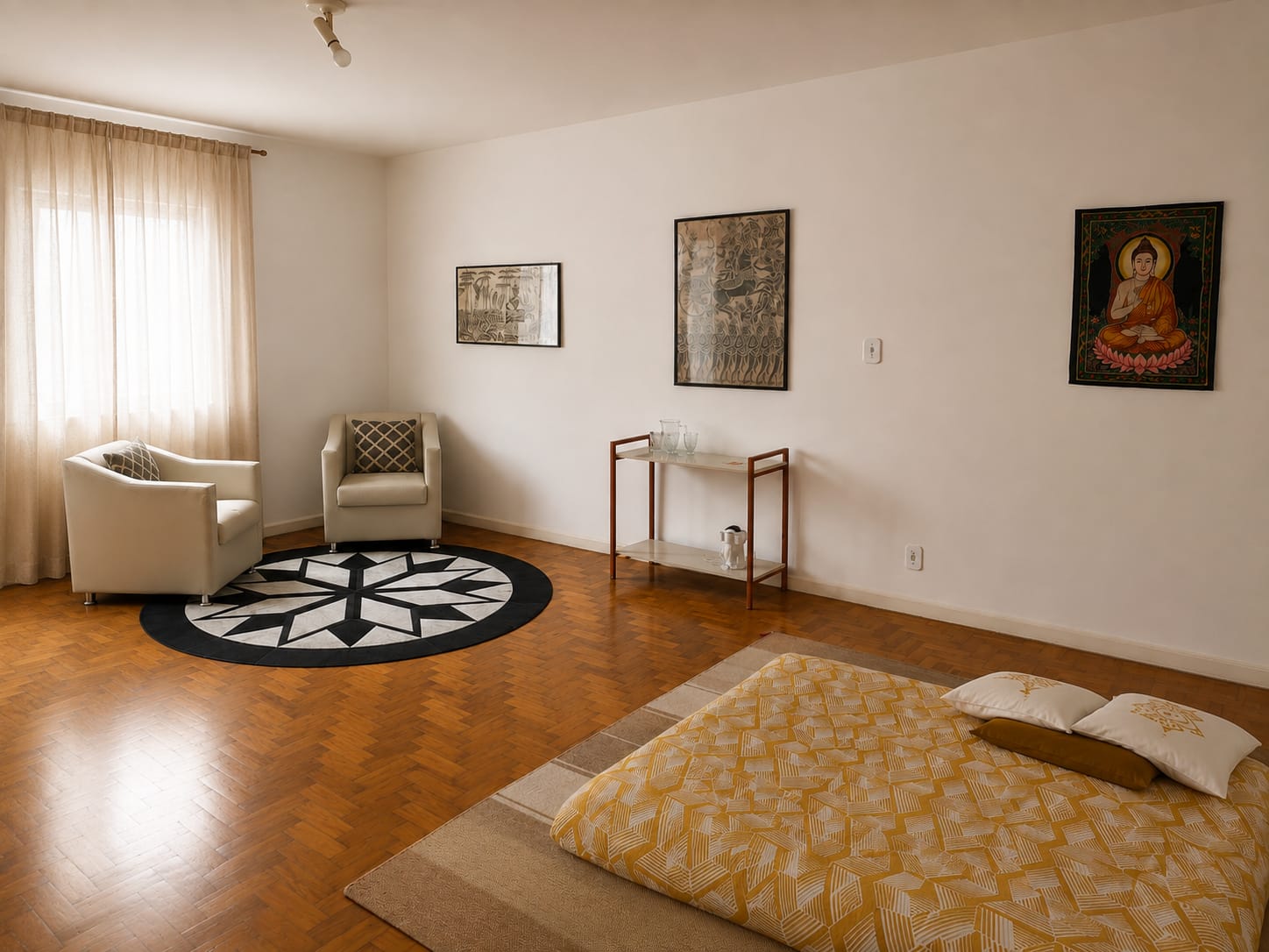 Sala de atendimento ampla, clean e acolhedora do Padma